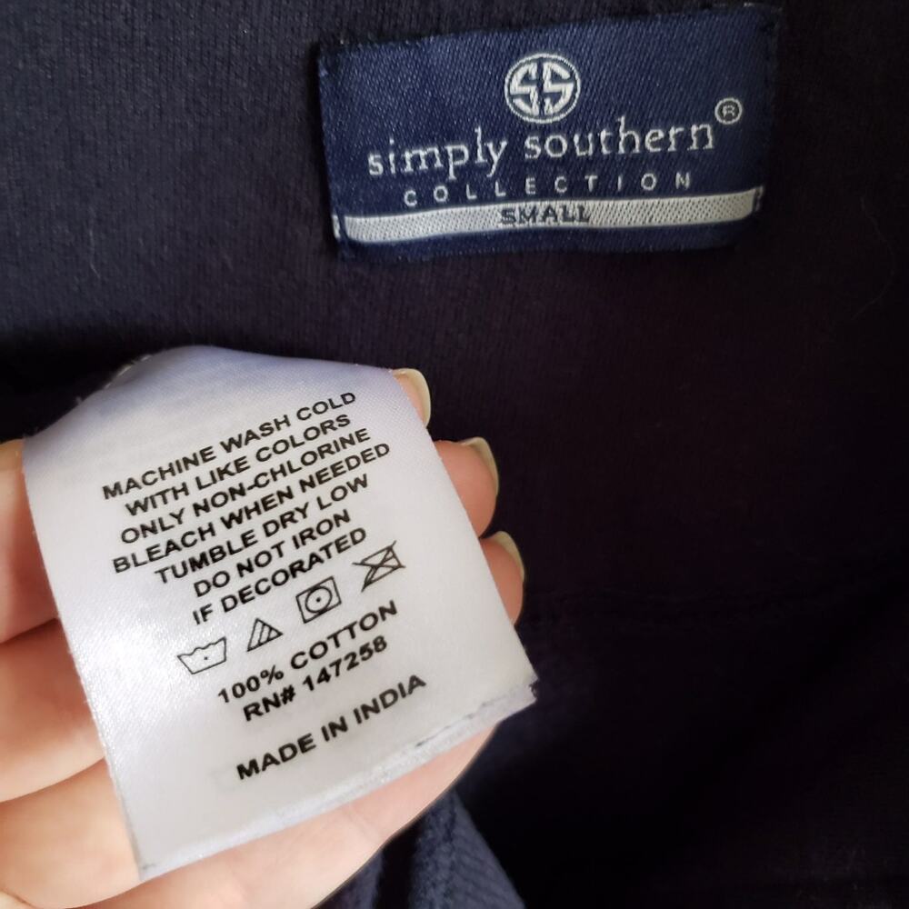Simply Southern Wave Turtle Whale Pullover Sweatshirt - Picture 5 of 5